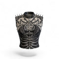 Affliction (Black) Spiked Moto Vest