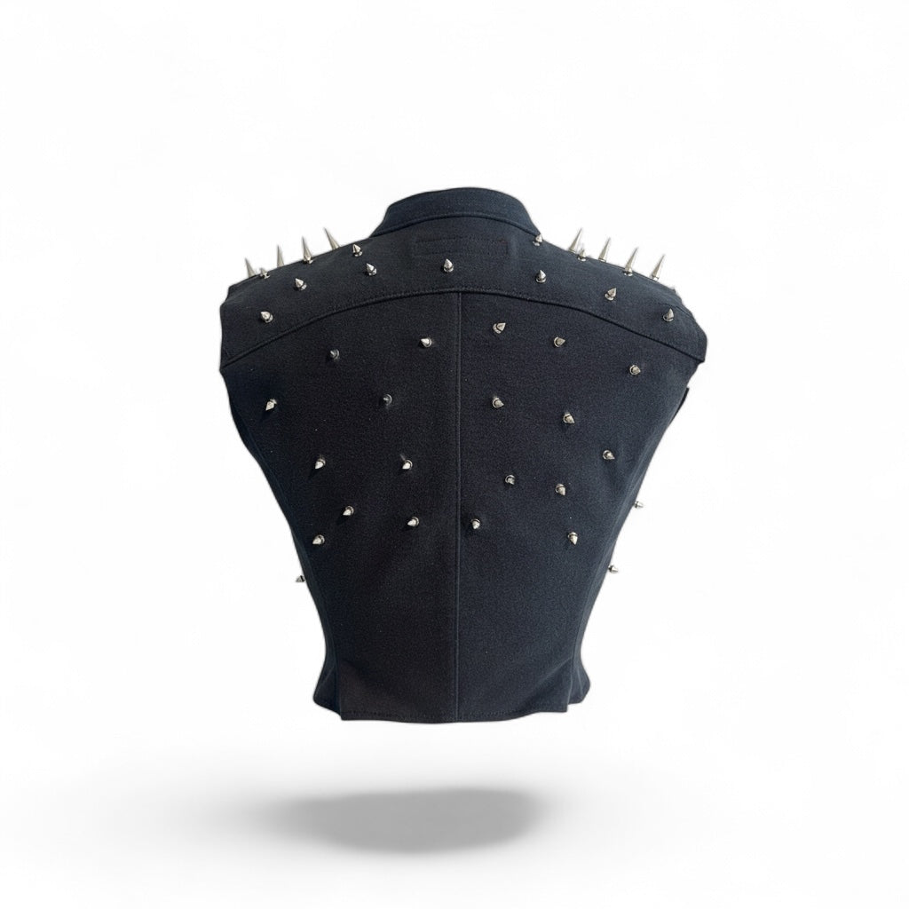 Metallica (Red) Spiked Moto Vest