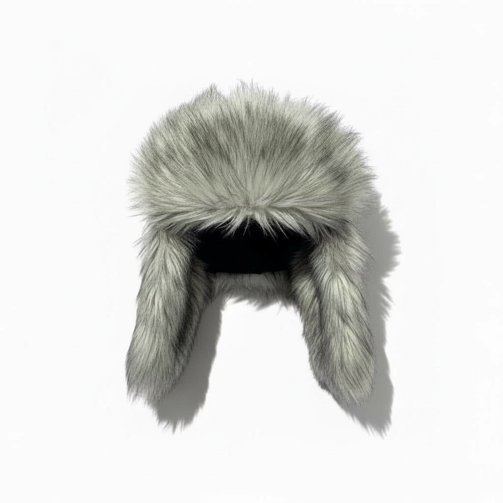 Spiked Out Leather Trapper Hat