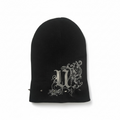 “U” Spiked Beanie (Black)