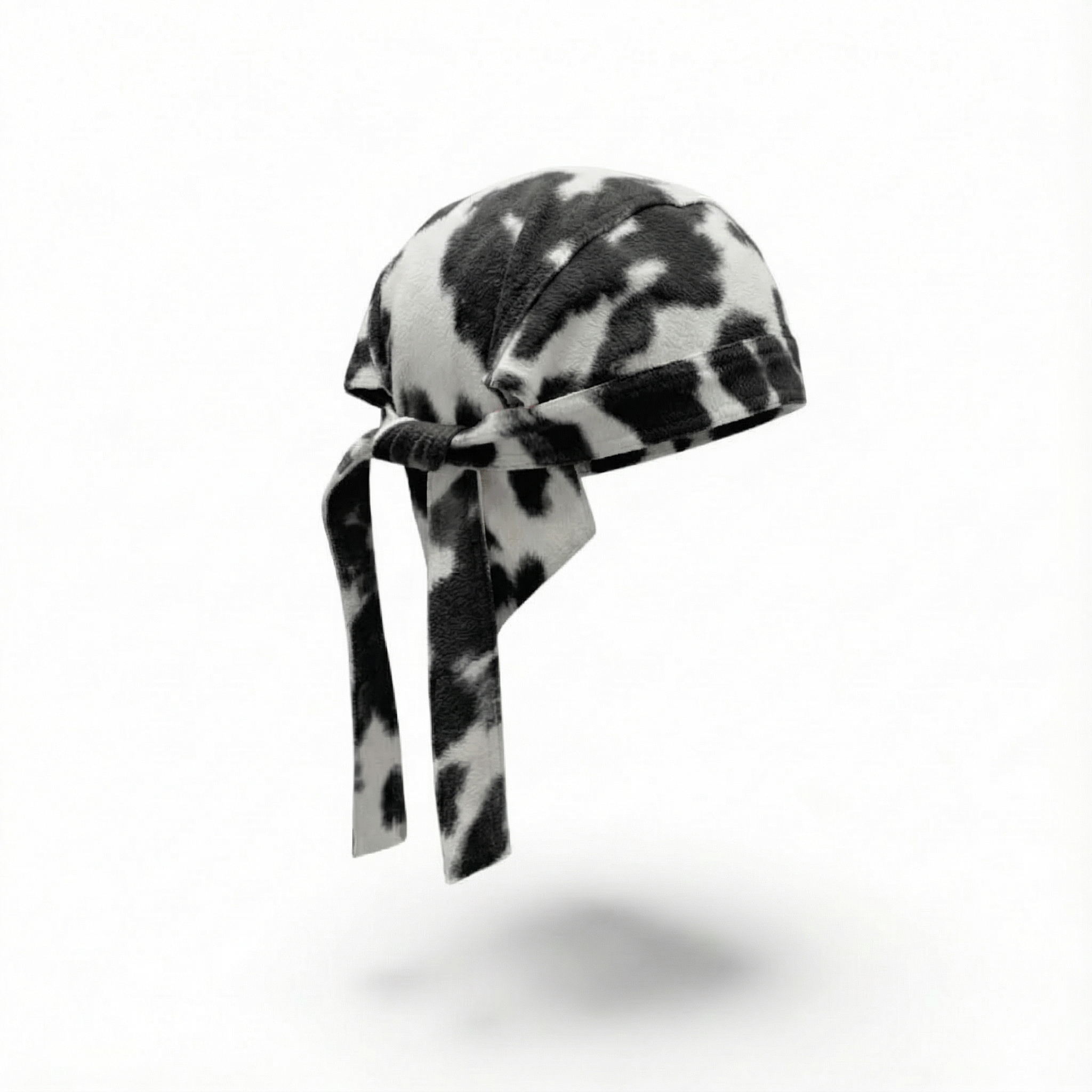 Cowhide (Black) Moto Cap