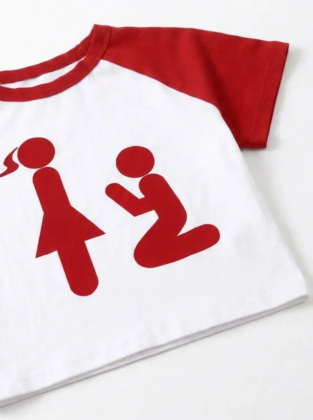 On His Knees Tee (Red)
