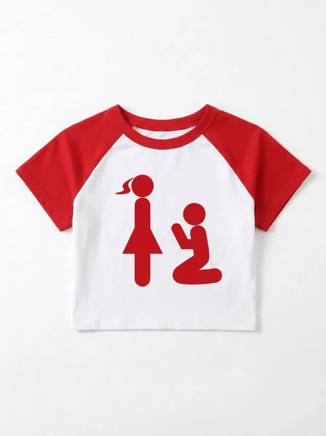 On His Knees Tee (Red)